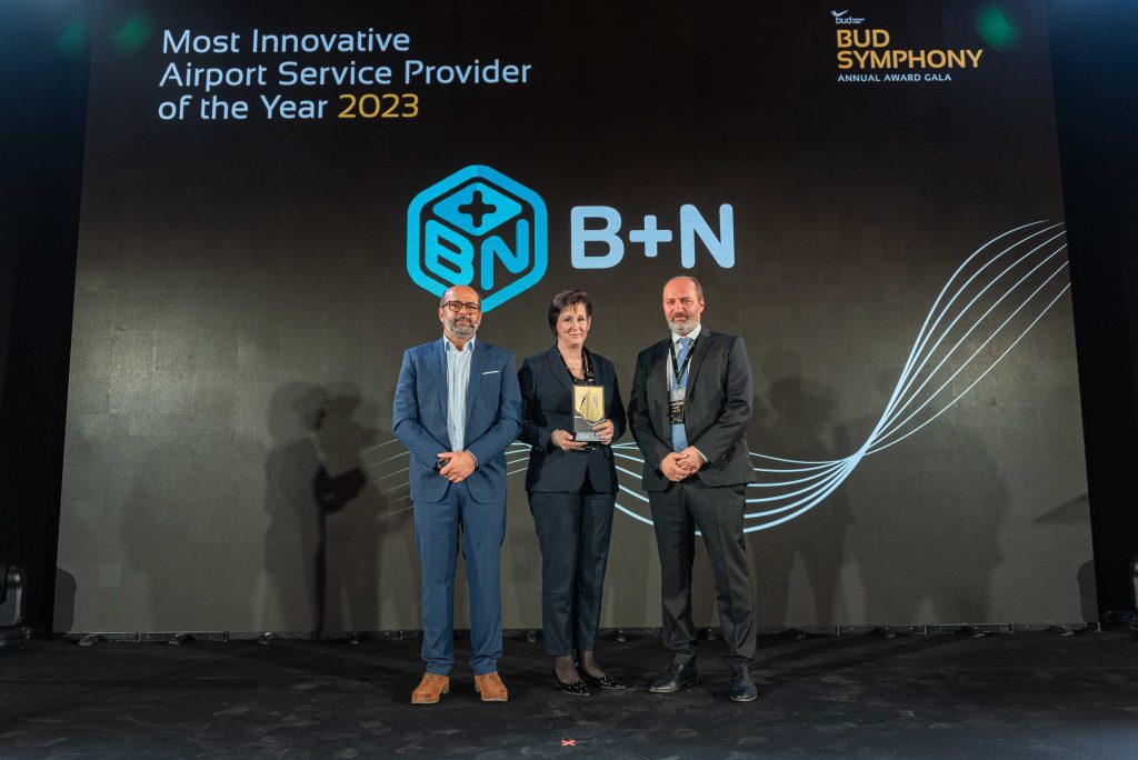 A B+N kapta a leginnovatívabb szolgáltató díját a Budapest Airport Díjátadó Gálán